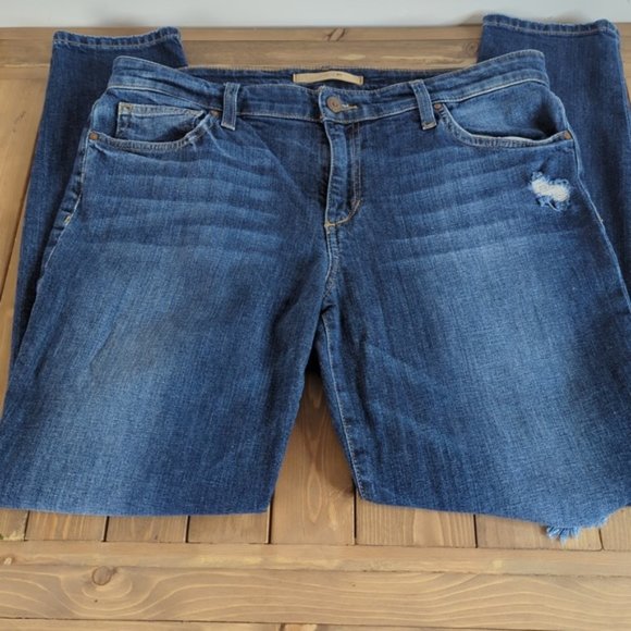 Joe’s Jeans Distressed Ripped Knee Aveline Skinny Ankle Jeans 31W - Picture 3 of 12